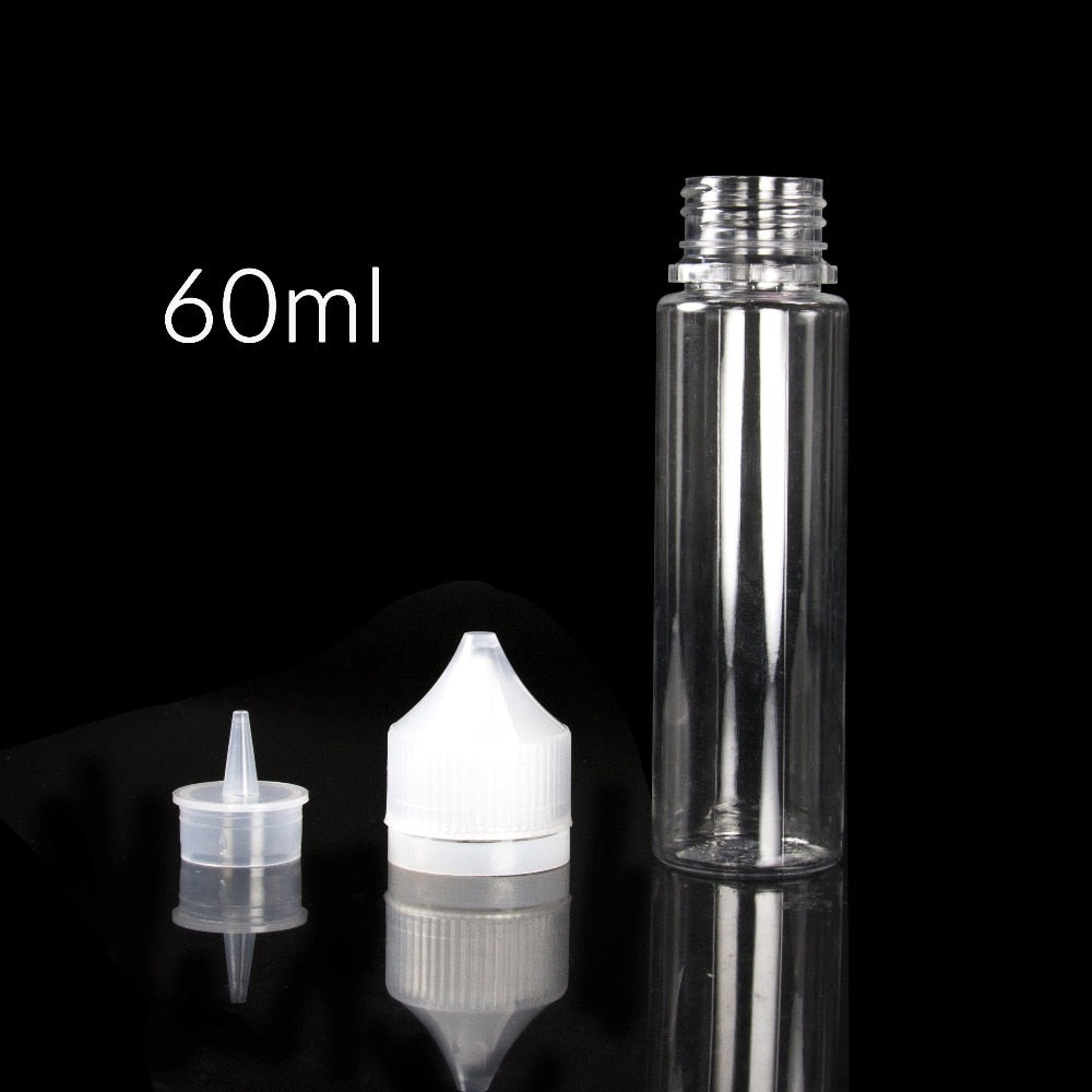 3 Piece E Liquid Plastic Dropper Bottle for Vape Juice (30ml 60ml 100ml 120ml )