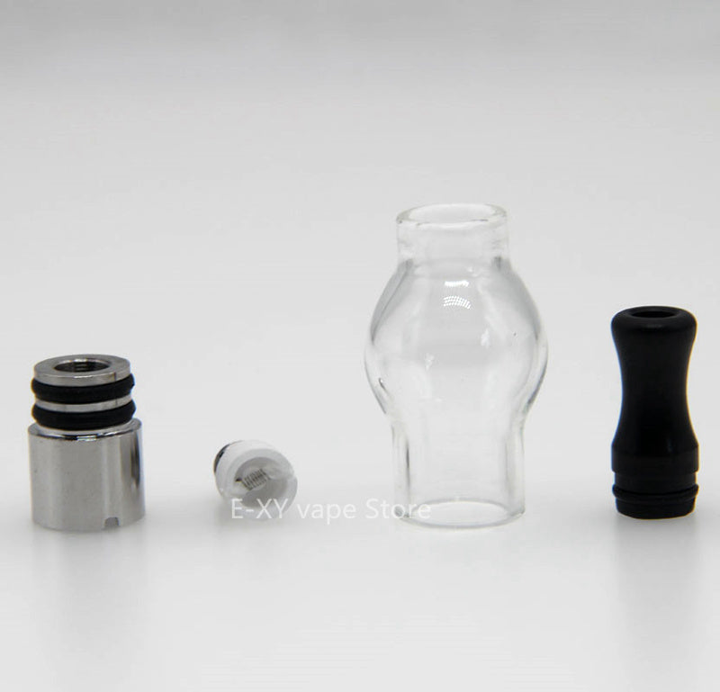 Dual Wax/Dry Herb Glass Globe Atomizer w/ Ceramic Coil