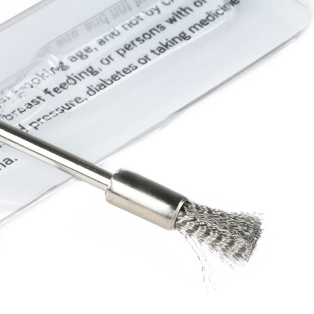 Vape Cleaning Brush and Stainless Steel Tweezer